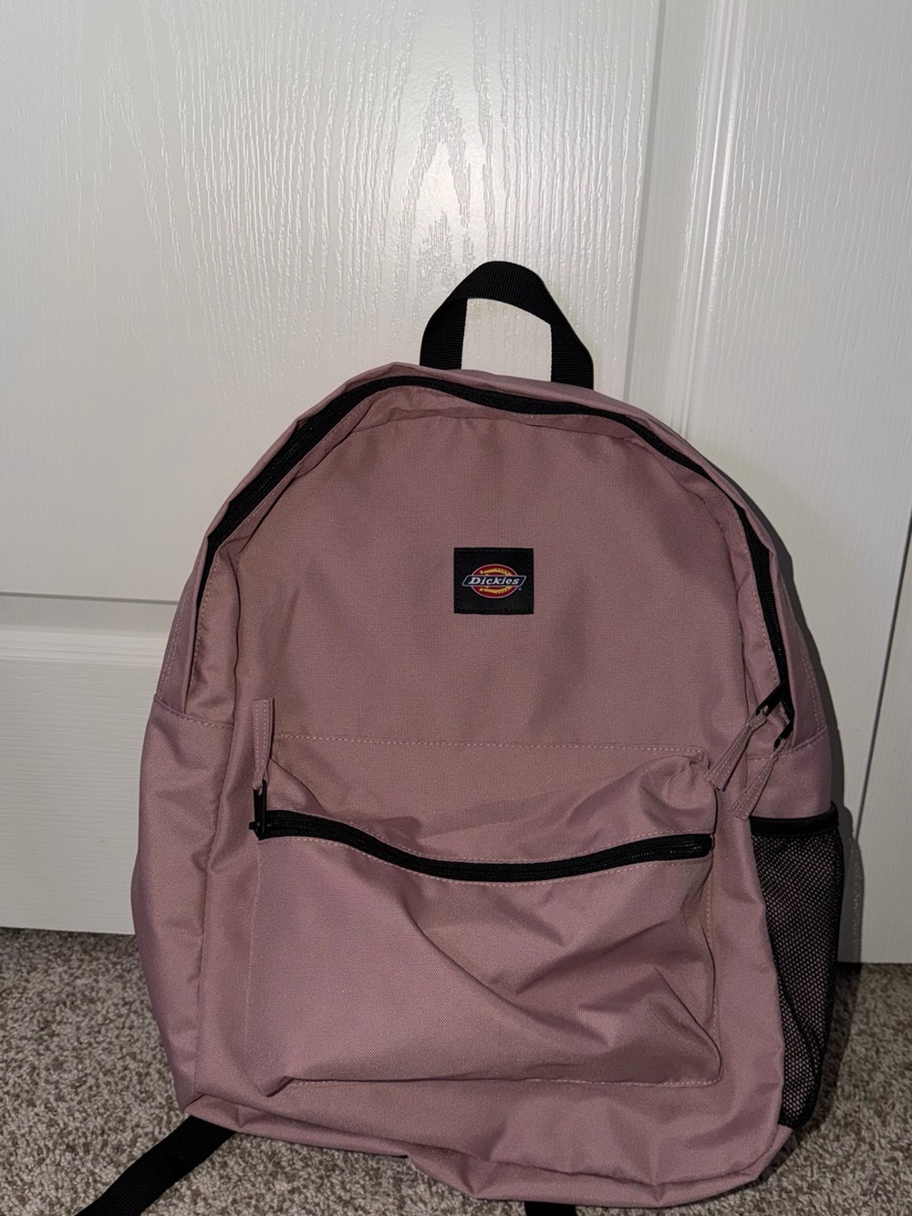 Dickies Dusty Mauve Backpack with Black Trim